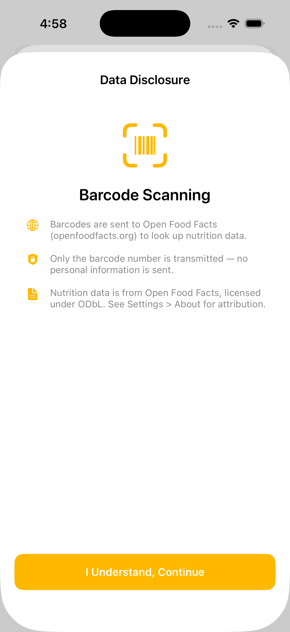 Barcode Scanning